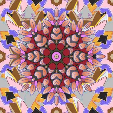 Abstract colored picture Stock Illustration