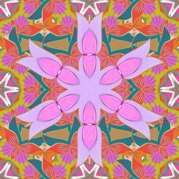 Abstract colored picture 库存插图