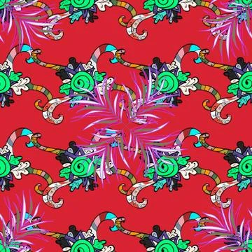 Abstract colored picture Illustrazione stock