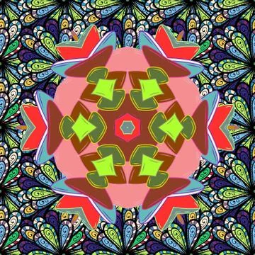 Abstract colored picture Stock Illustration