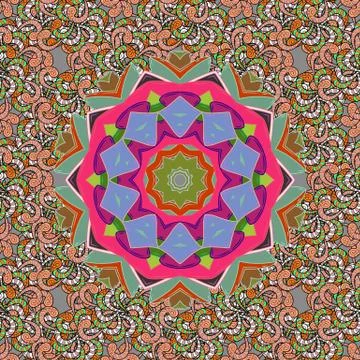 Abstract colored picture Illustration