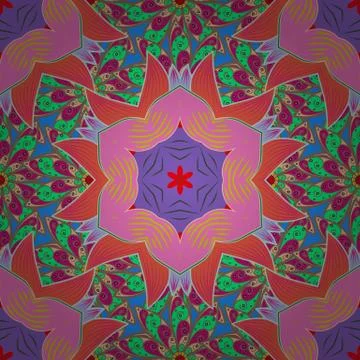 Abstract colored picture Illustrazione stock