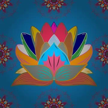 Abstract colored picture Stockillustratie