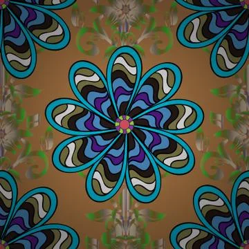 Abstract colored picture 库存插图