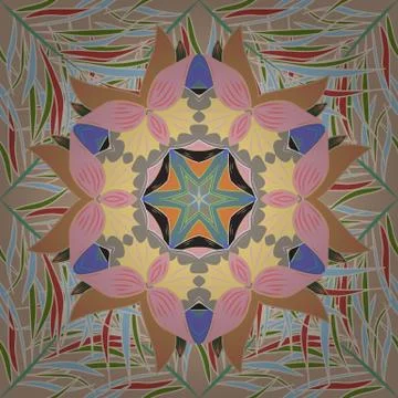 Abstract colored picture Stockillustratie