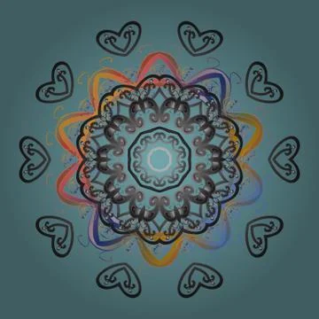 Abstract colored picture 스톡 일러스트