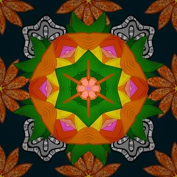 Abstract colored picture Иллюстрация