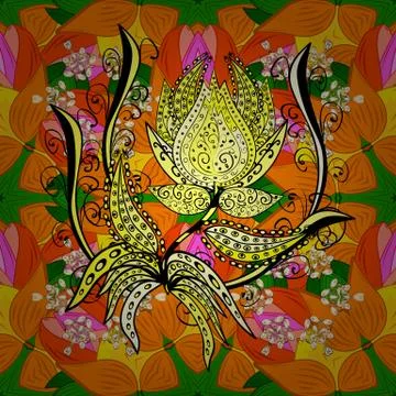 Abstract colored picture Illustrazione stock