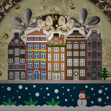 Abstract colored picture Ilustração Stock