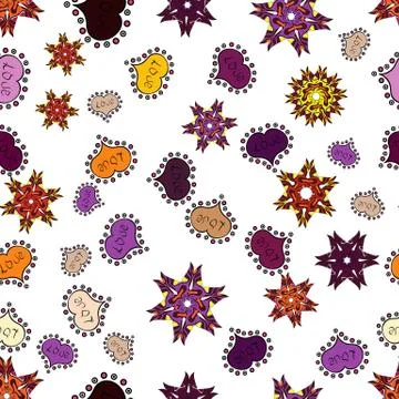 Abstract colored picture Illustrazione stock