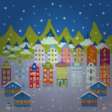 Abstract colored picture Illustration