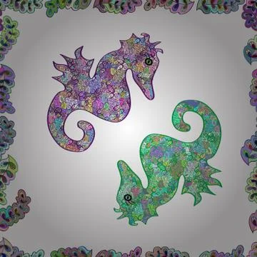 Abstract colored picture Stock Illustration