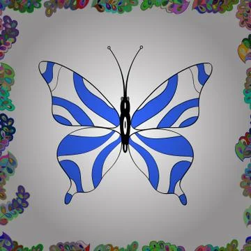 Abstract colored picture Stock Illustration