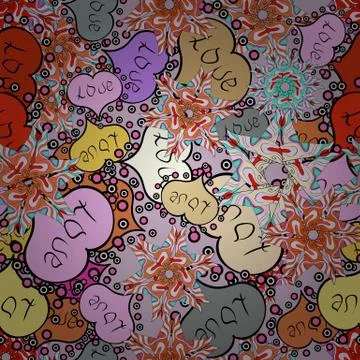 Abstract colored picture Stock Illustration