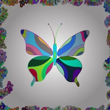 Abstract colored picture Stock Illustration
