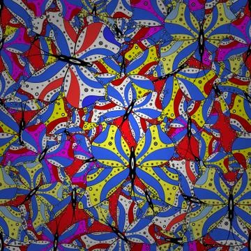 Abstract colored picture イラスト素材