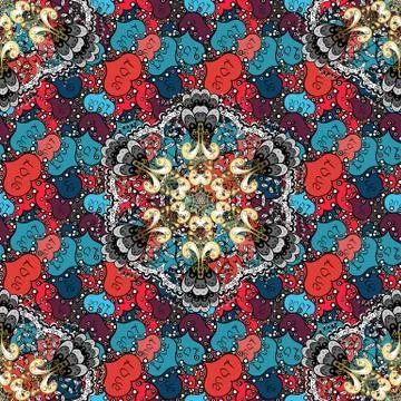 Abstract colored picture Stockillustratie