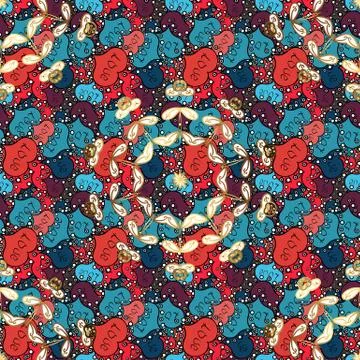Abstract colored picture Illustration