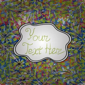 Abstract colored picture Illustrazione stock