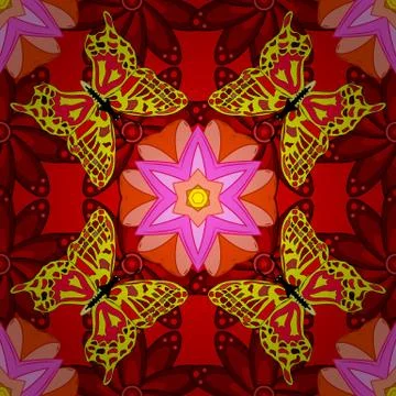 Abstract colored picture Stock Illustration