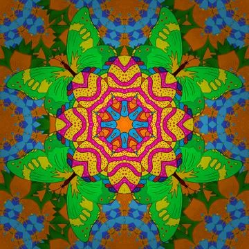 Abstract colored picture Stock Illustration