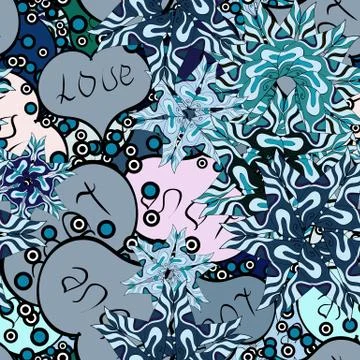 Abstract colored picture Illustrazione stock