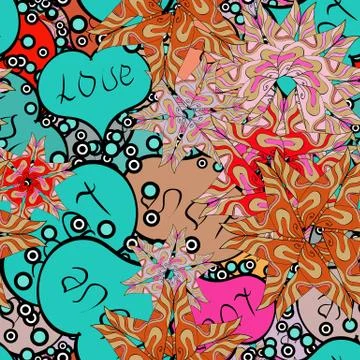 Abstract colored picture Stock Illustration
