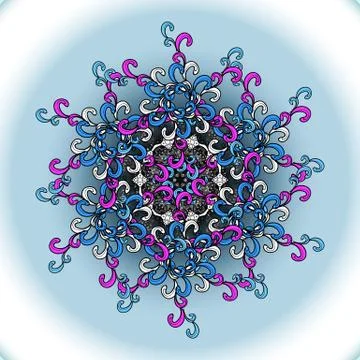 Abstract colored picture Illustration