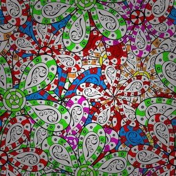 Abstract colored picture Stock Illustration