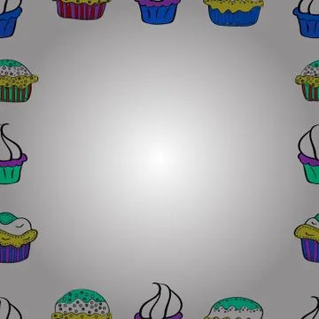 Abstract colored picture Illustrazione stock