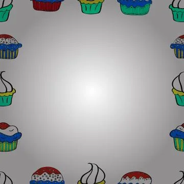 Abstract colored picture Illustrazione stock