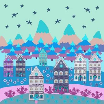 Abstract colored picture Stock Illustration
