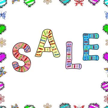 Abstract colored picture Stock Illustration