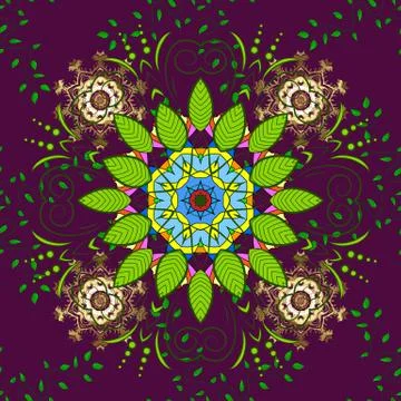 Abstract colored picture Illustrazione stock