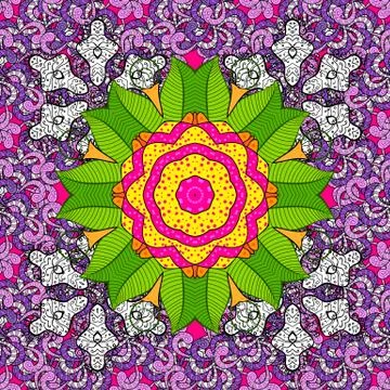 Abstract colored picture Illustrazione stock