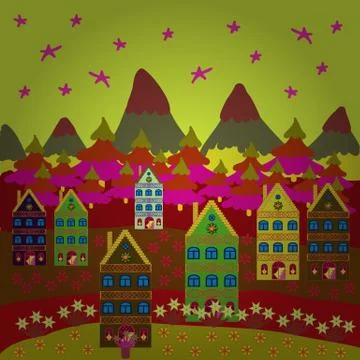 Abstract colored picture Ilustración de archivo