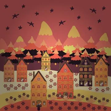 Abstract colored picture Stock Illustration