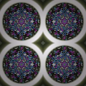 Abstract colored picture Illustrazione stock