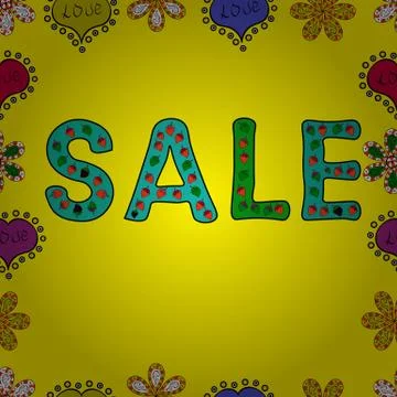 Abstract colored picture Illustrazione stock