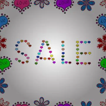 Abstract colored picture Stock Illustration