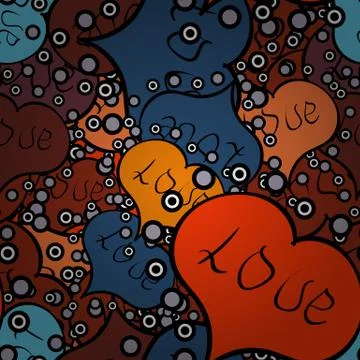 Abstract colored picture イラスト素材