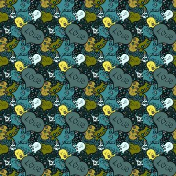Abstract colored picture Illustrazione stock