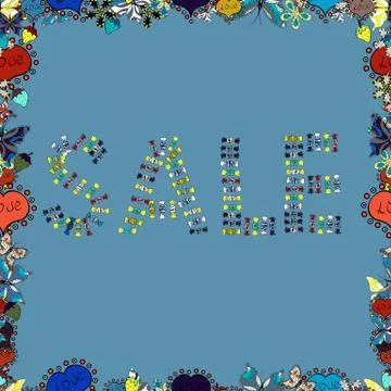 Abstract colored picture Stock Illustration