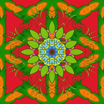 Abstract colored picture Illustrazione stock