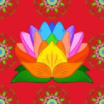 Abstract colored picture 스톡 일러스트