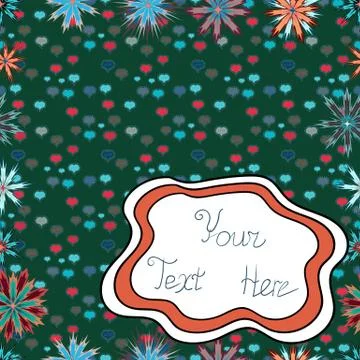 Abstract colored picture Illustrazione stock