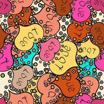 Abstract colored picture イラスト素材