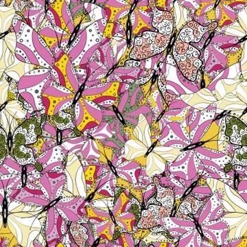 Abstract colored picture Illustration