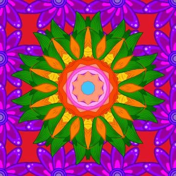 Abstract colored picture Stock Illustration
