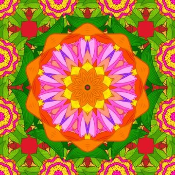 Abstract colored picture Illustrazione stock